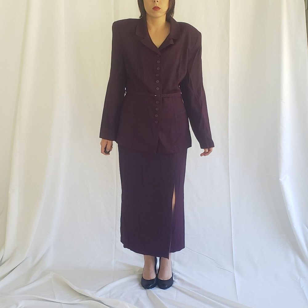 90s Purple Skirt‎ Set